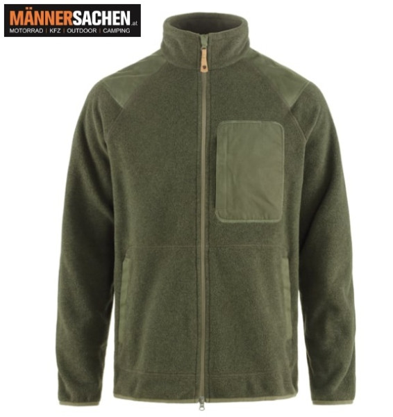 FJÄLLRÄVEN Värmland Fleece Jacket M in Laurel Green