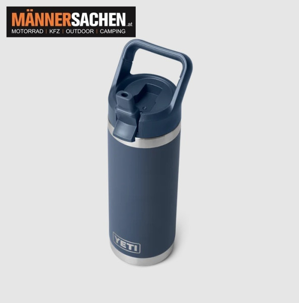 YETI Rambler® 18 oz ( 532 ml ) Flasche mit Trinkhalmdeckel