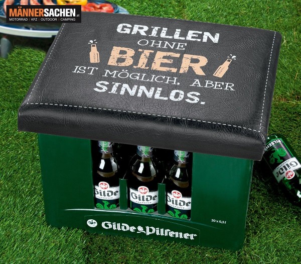 SITZKISSEN für Bierkisten Getränkekisten 44 x 34cm