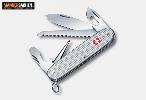 VICTORINOX Farmer Alox Taschenmesser mit 9 Funktionen und langlebigen Alox-Schalen